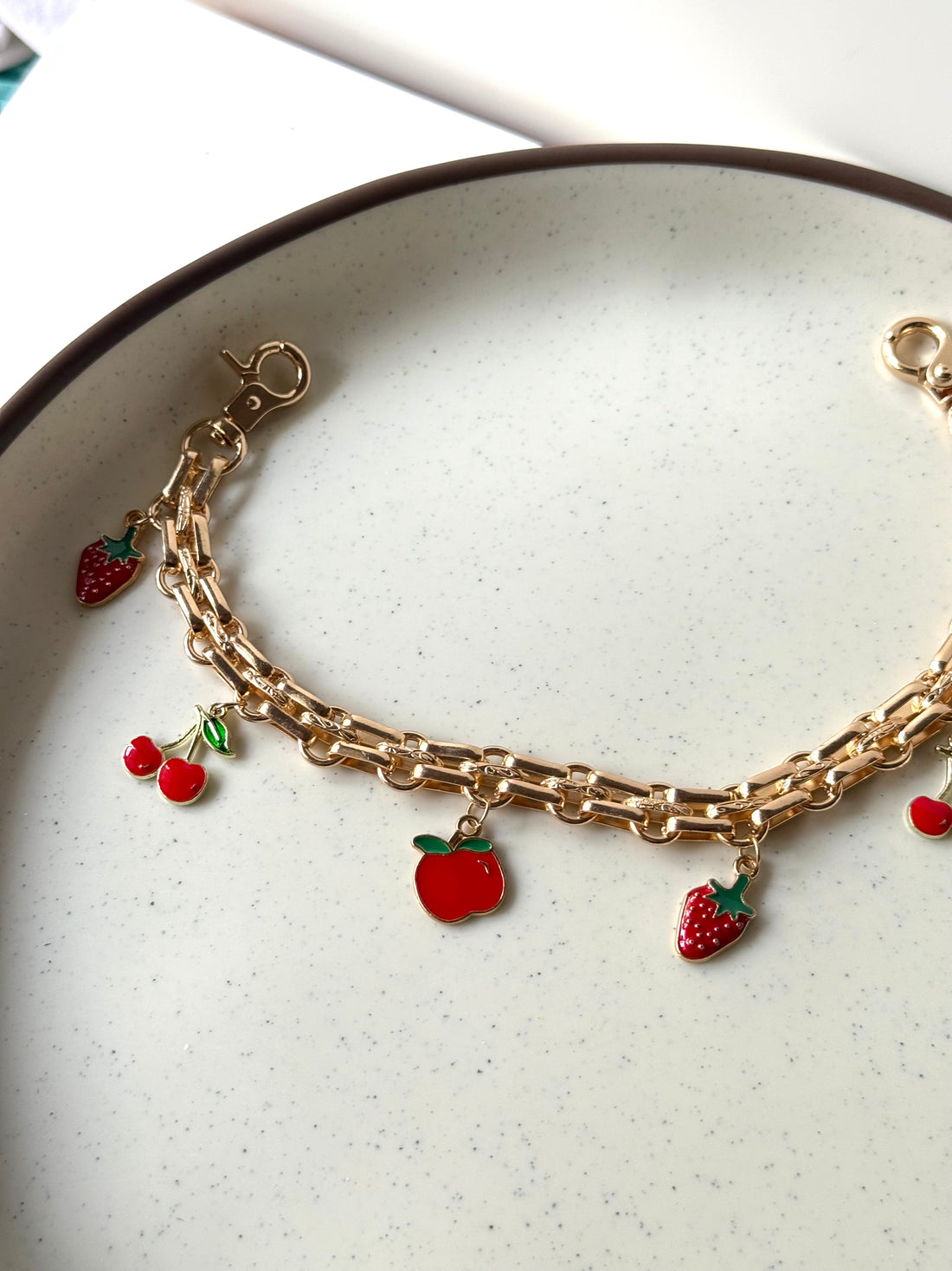 Berry Bliss Charm Bag Chain