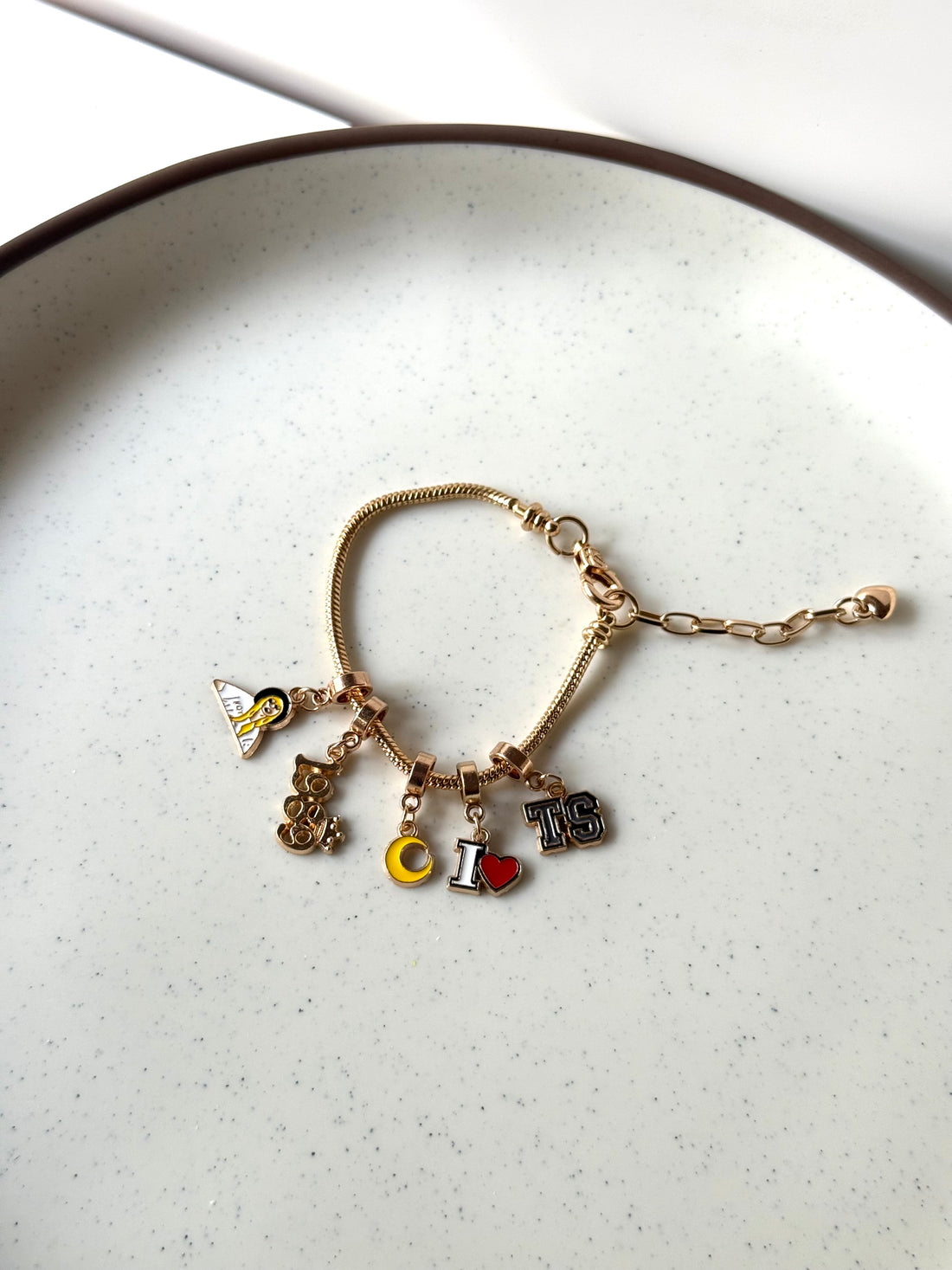 Heart Code Charm Bracelet