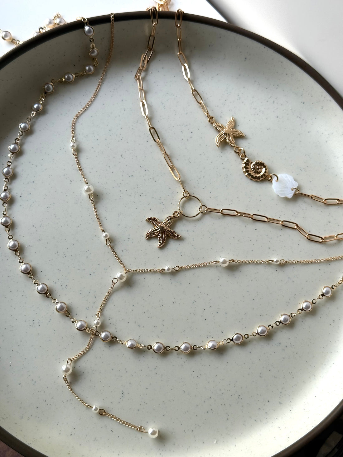 Seacore Layered Necklace Set