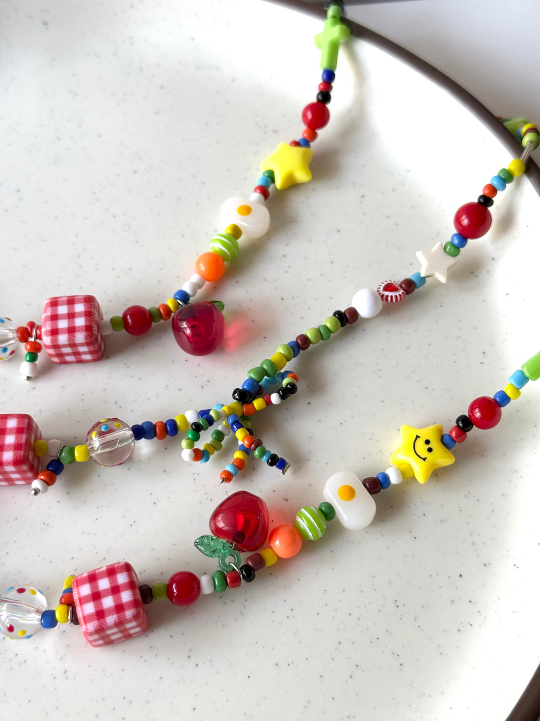 The Picnic Party Beaded Necklace