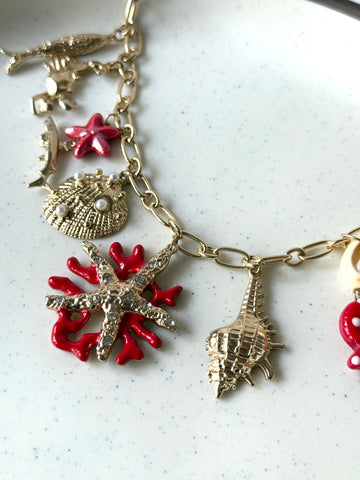 Coral Coast Charm Necklace