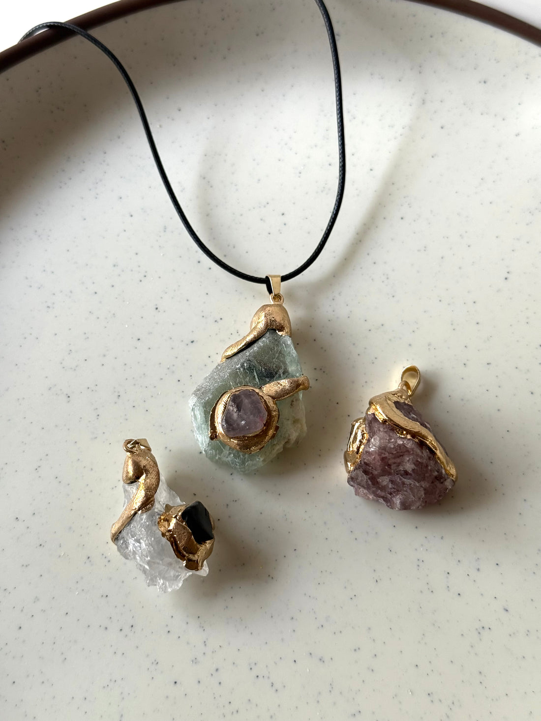 Raw Serenity Stone Pendant