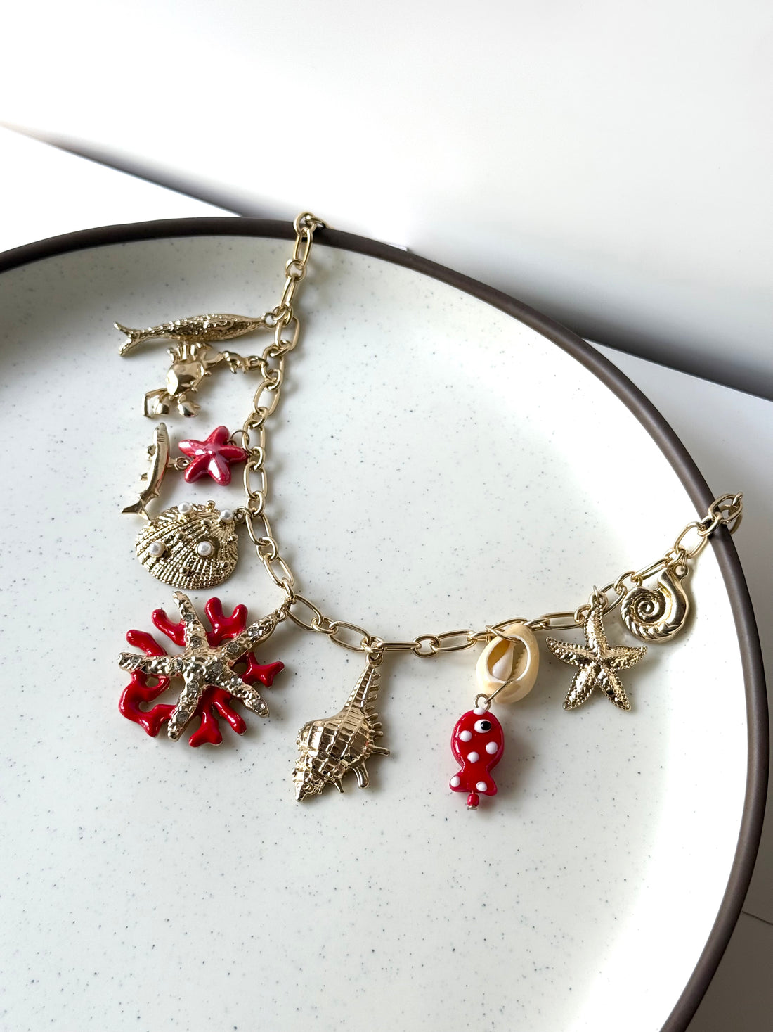 Coral Coast Charm Necklace