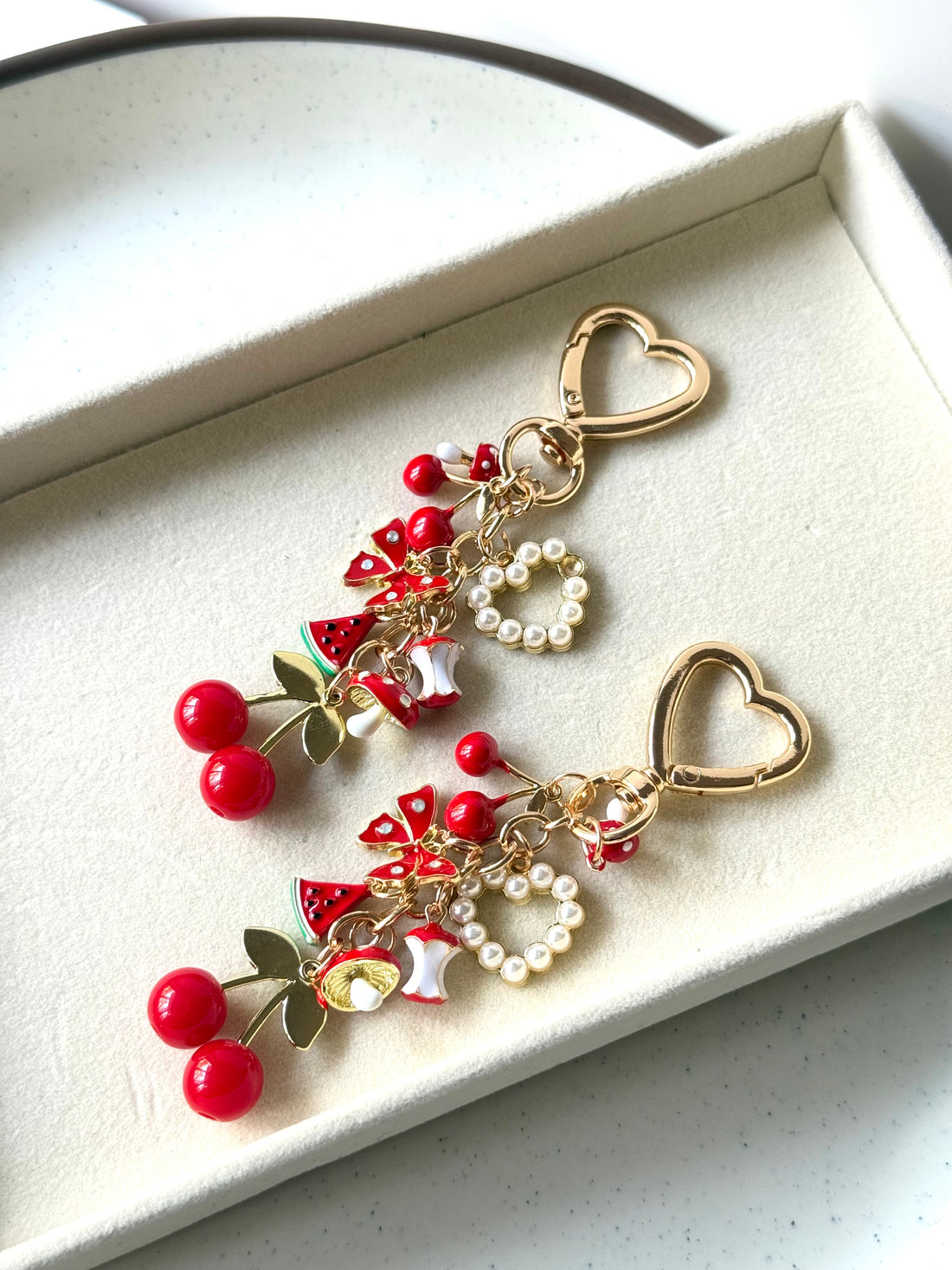 Cherry core Key Charm