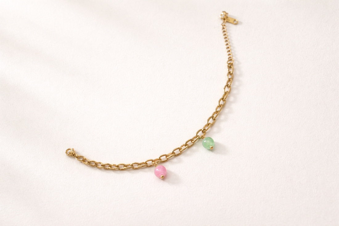 Charm chain bracelet